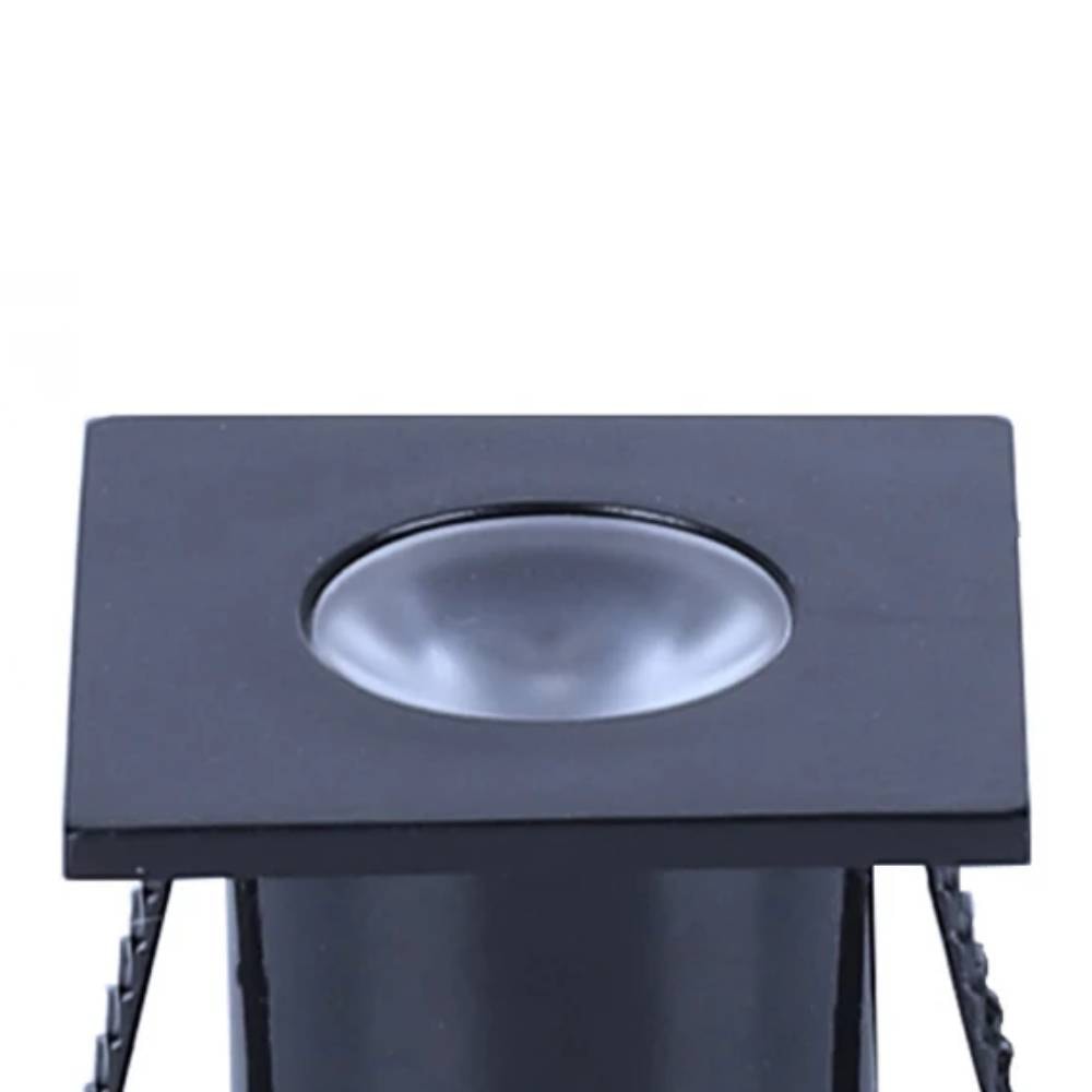 Spot de Embutir Nordecor Yasa Mini Quadrado 1W 3000K Preto - 6330