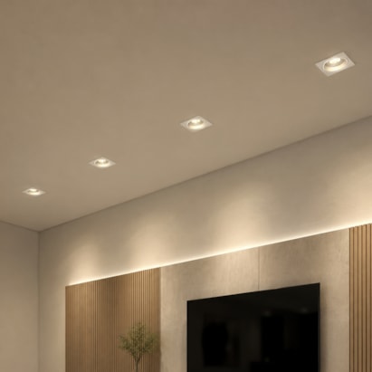 Spot de Embutir Opus Eco Quadrado 5W 6000k Branco - 87548