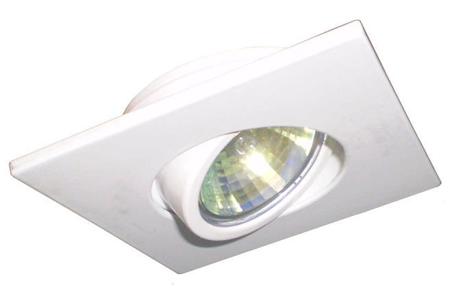 Spot De Embutir Plana Quadrada WS 0013 Branco - WS Iluminação