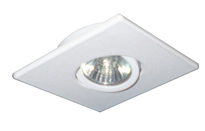 Spot De Embutir Plana Quadrada WS 0083 Branco - WS Iluminação