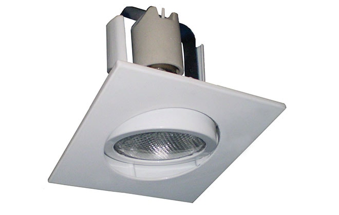 Spot De Embutir Plana Quadrada WS 0153 Branco - WS Iluminação