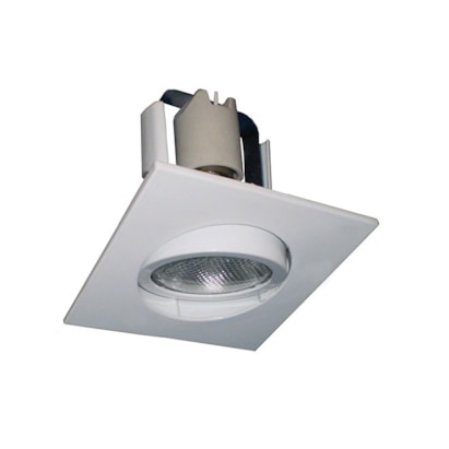 Spot De Embutir Plana Quadrada WS 0153 Branco - WS Iluminação