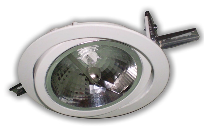 Spot De Embutir Plana Redonda WS 0302 Branco - WS Iluminação