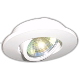 Spot de Embutir Plana Redonda WS Branco - 0012