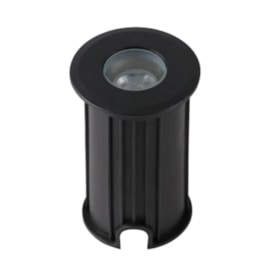Spot de Embutir Solo Pinne 2W 3000K Preto - 6339