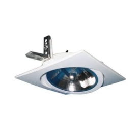 Spot de Embutir WS AR111 Quadrado Branco - 0301PR