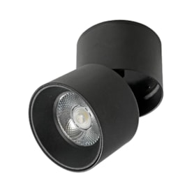 Spot de Sobrepor Nordecor LED Alny 10W 3000K Preto - 2135