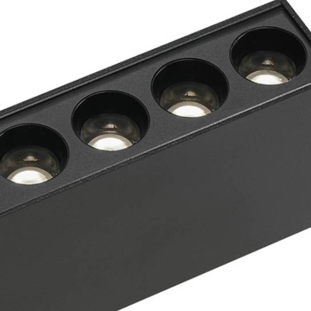 Spot de Sobrepor Nordecor LED Downlight Powerus 10W 3000K Preto - 6390