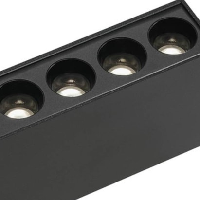 Spot de Sobrepor Nordecor LED Downlight Powerus 10W 3000K Preto - 6390