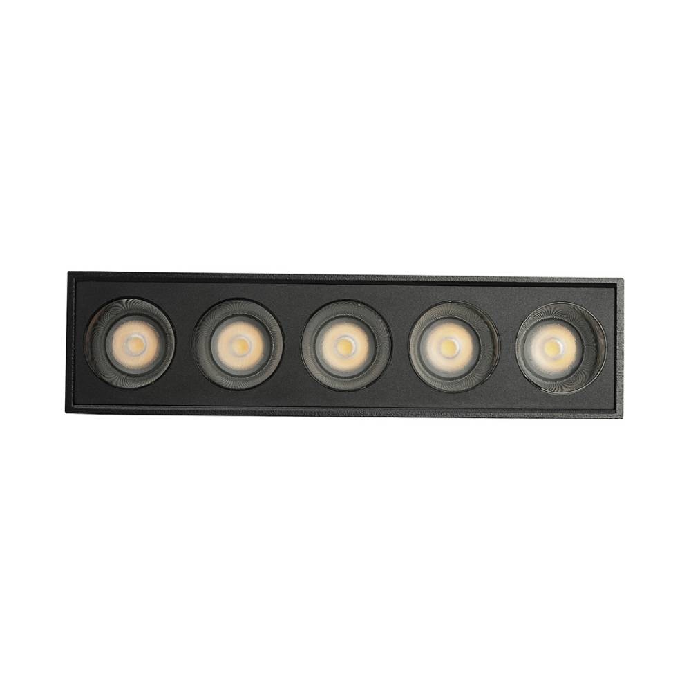 Spot de Sobrepor Nordecor LED Downlight Powerus 10W 3000K Preto - 6390
