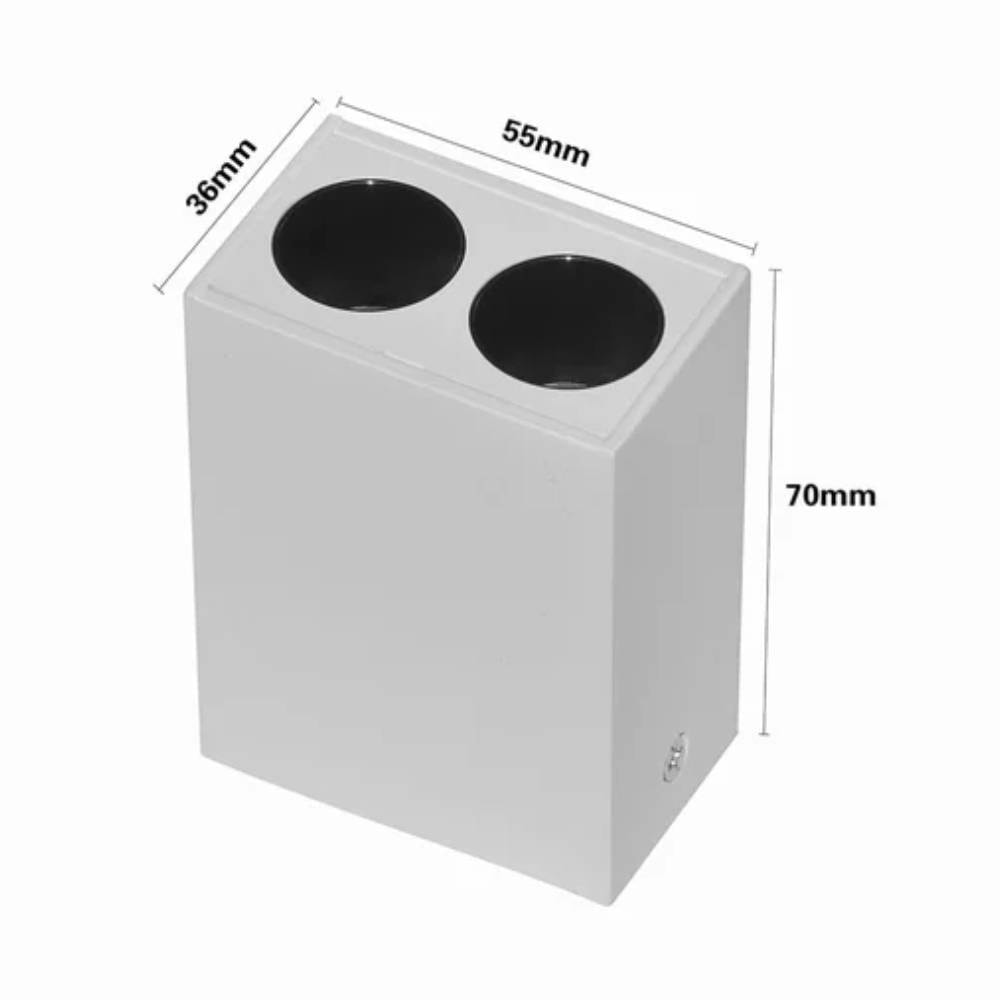 Spot de Sobrepor Nordecor LED Downlight Powerus 4W 3000K Branco - 6397