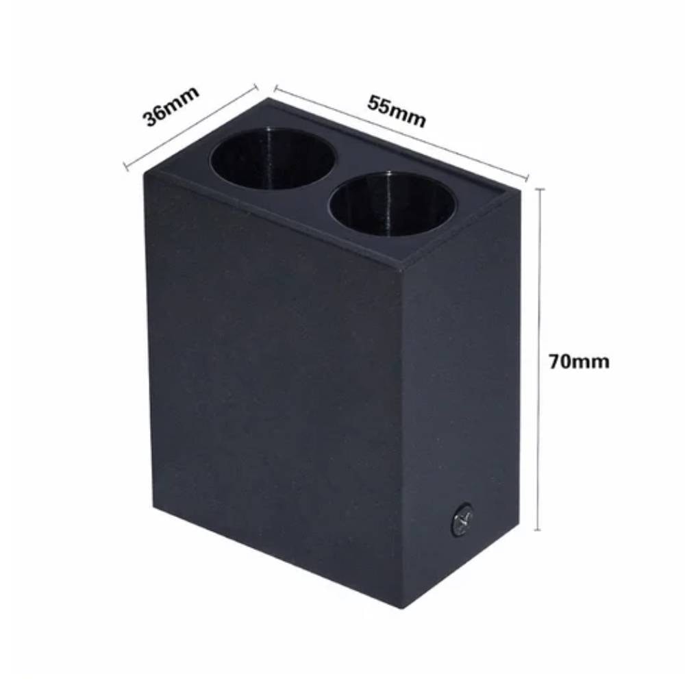 Spot de Sobrepor Nordecor LED Downlight Powerus 4W 3000K Preto - 6398