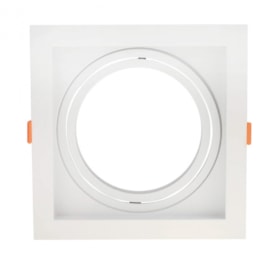 Spot Evoled Embutir Quadrado Ar70 Gu10 Branco - Le-5012