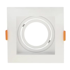 Spot Evoled Embutir Quadrado Mr16 Gu10 Branco - Le-5003
