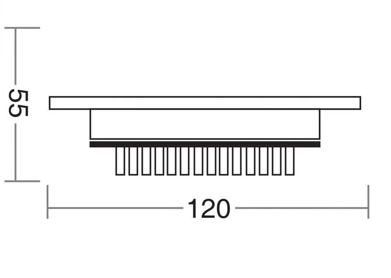 Spot Led Embutir Taschibra Tsql 409 9w 3000k