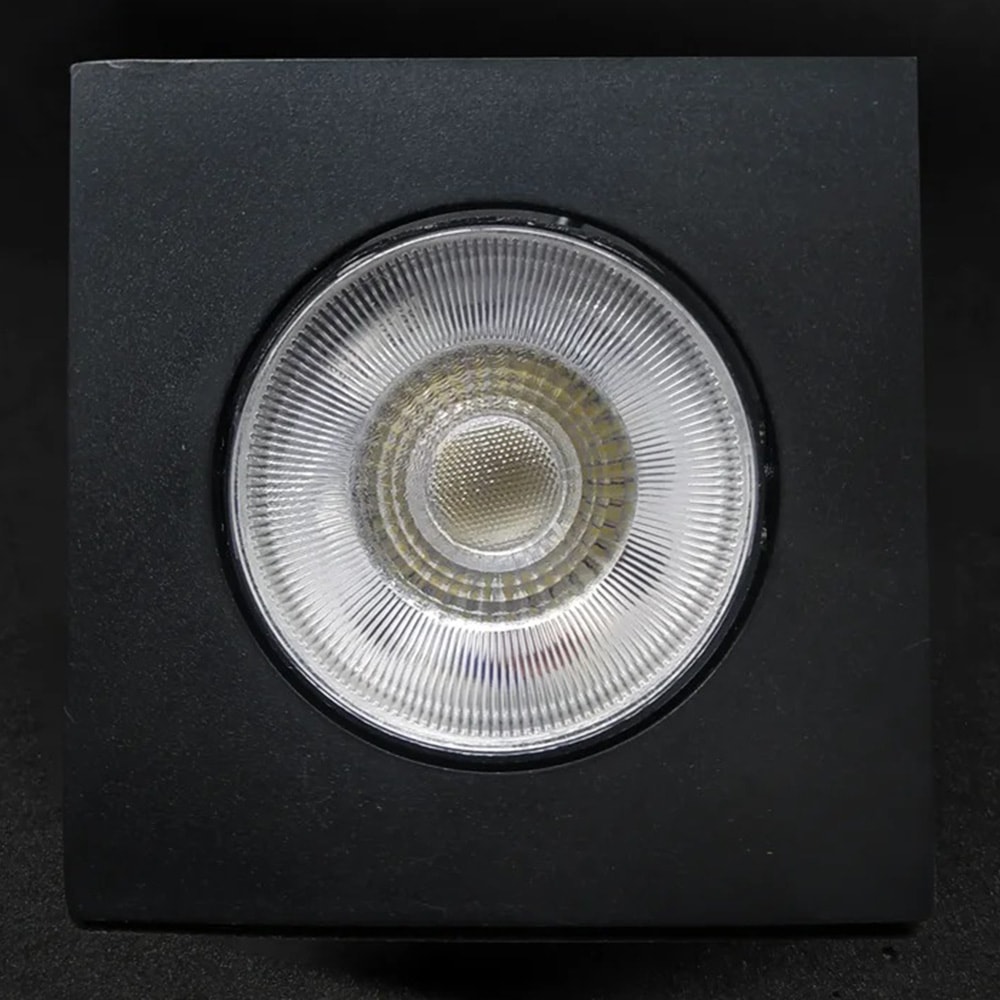 Spot LED LLUMM Easy Quadrado Preto 5W 6000K - 40236