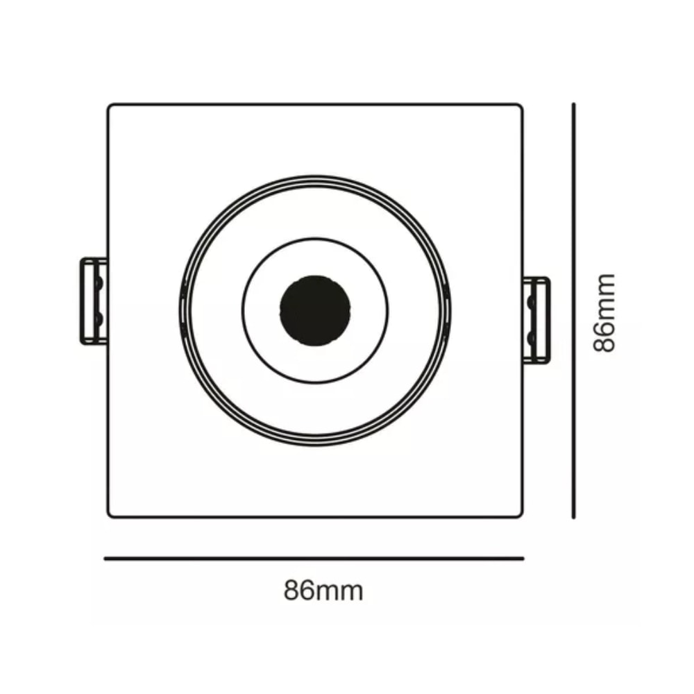 Spot Opus Embutir Quadrado Orientavel 5W 4000K Bivolt - 34881