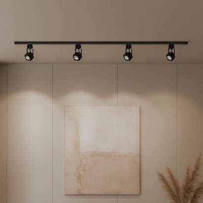 Spot Para Tilho Taschibra Classic Quadrado MR16 GU10 Preto