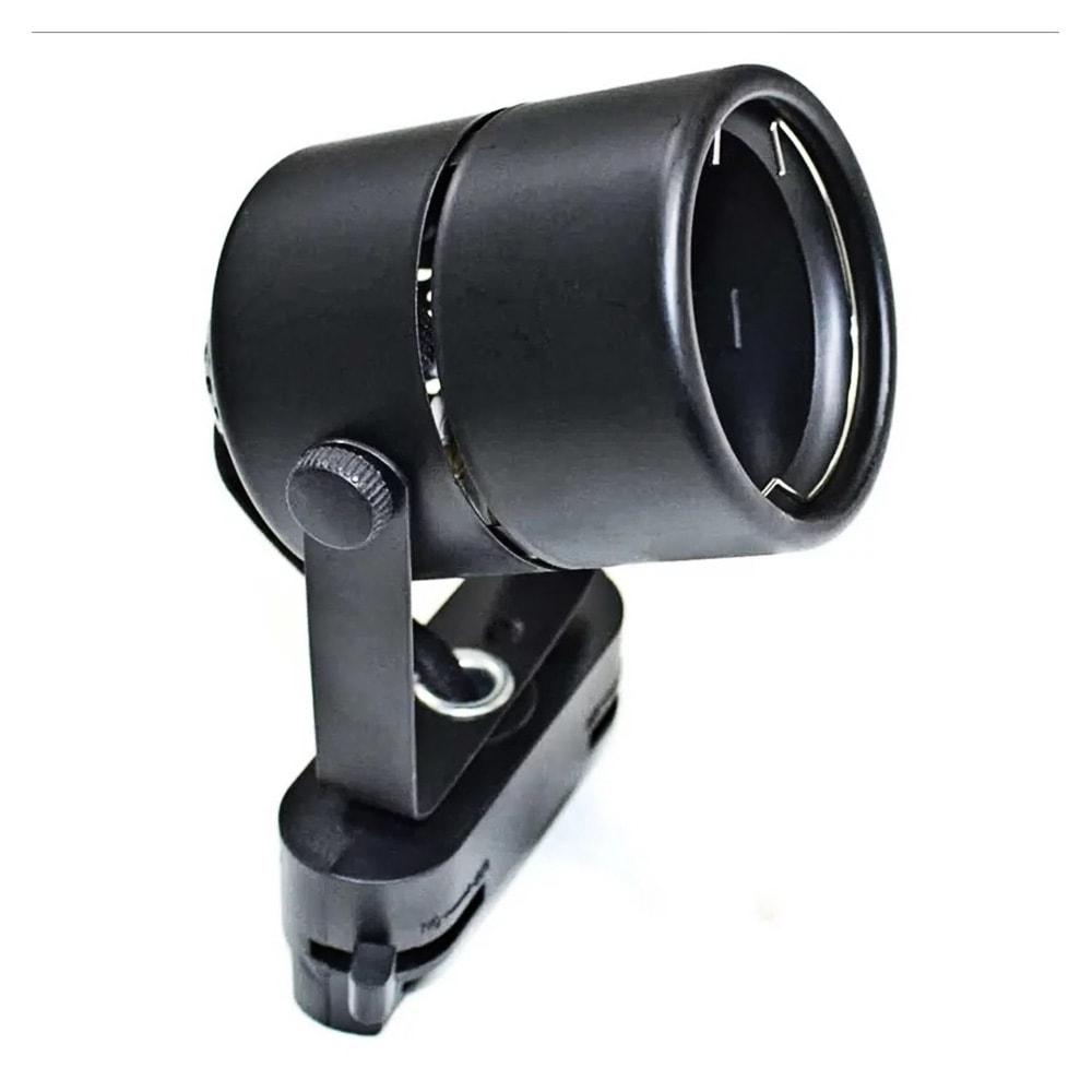 Spot para Trilho Eletrificado Dicróica GU10 Preto Delis - DS2309