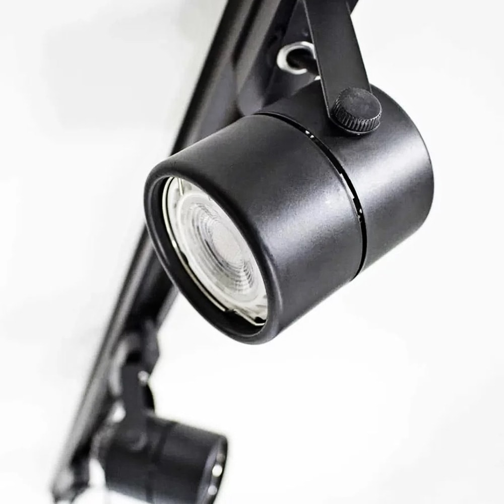 Spot para Trilho Eletrificado Dicróica GU10 Preto Delis - DS2309