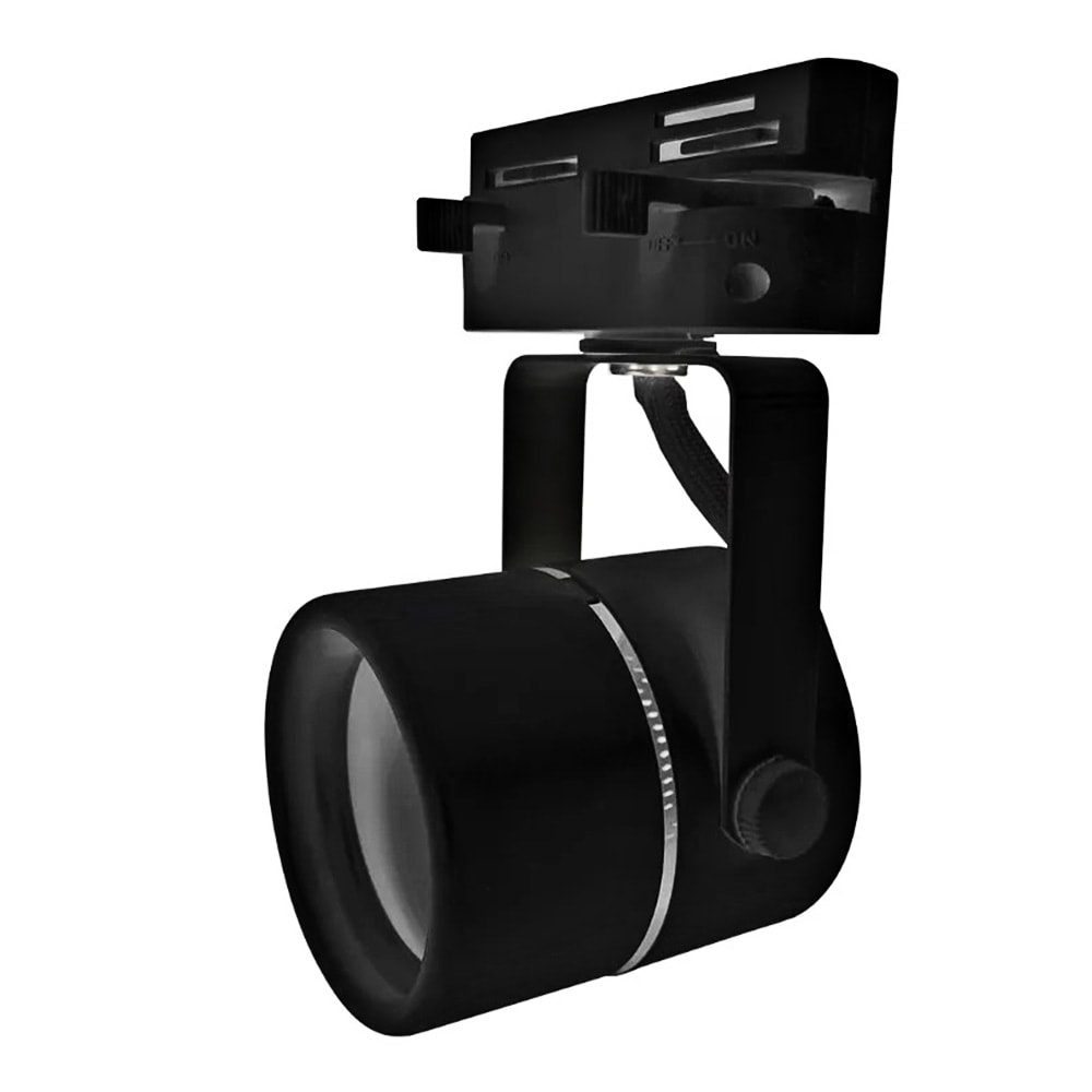 Spot para Trilho Eletrificado Dicróica GU10 Preto Delis - DS2309