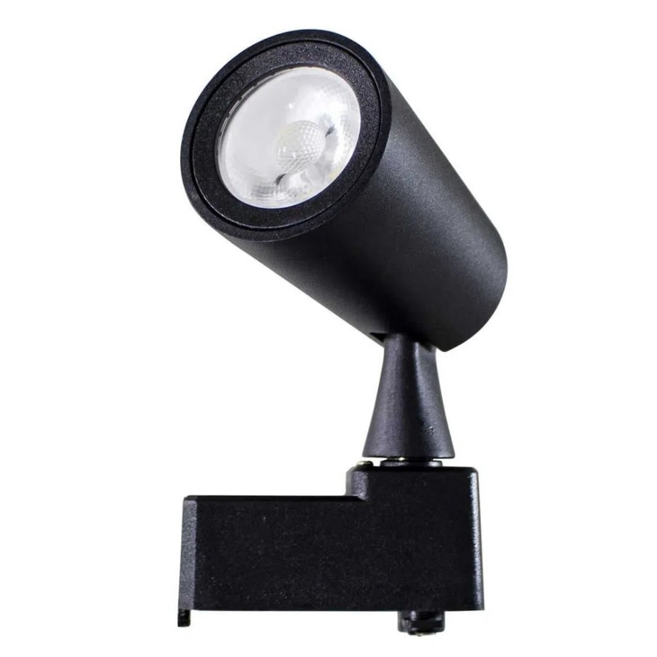 Spot para Trilho Eletrificado Preto LED 12W 3000K - DS7121