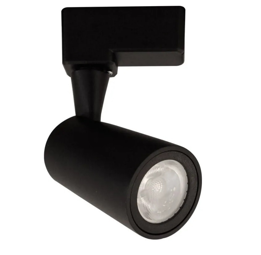 Spot para Trilho Eletrificado Preto LED 12W 3000K - DS7121