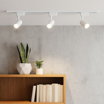 Spot Para Trilho Upled LED 7W 3K Branco - SPOT-T-7W-3K-BR