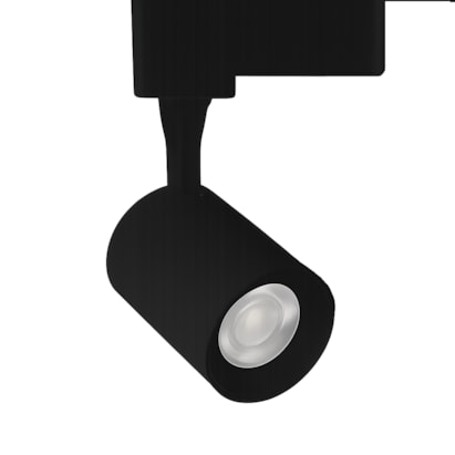 Spot Para Trilho Upled LED 7W 6K Preto - SPOT-T-7W-6K-PT