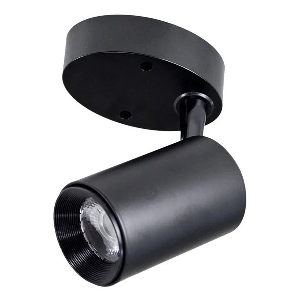 Spot Sobrepor Led 7w 6000k Preto Bivolt Delis - Ds7079