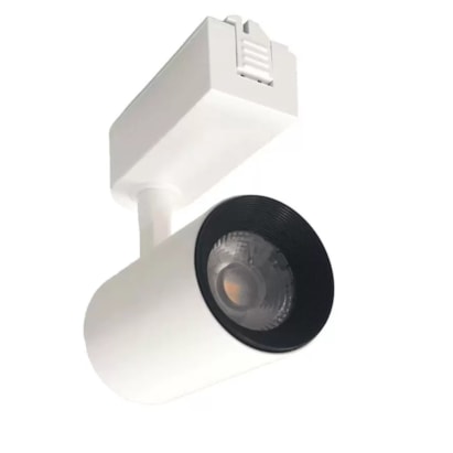 Spots de Trilho Branco Led 7w 6000k Bivolt Delis - Ds7074