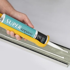 Super Adesivo Branco 400g Santa Luzia Cola Para Rodapé - 28934