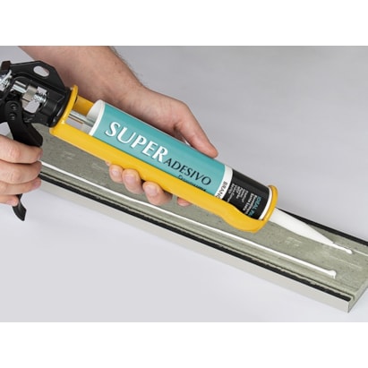 Super Adesivo Branco 400g Santa Luzia Cola Para Rodapé - 28934