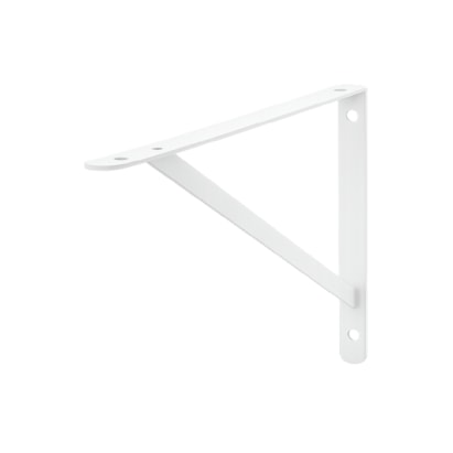 Suporte Para Prateleira 20cm 3mm Branco Baricar