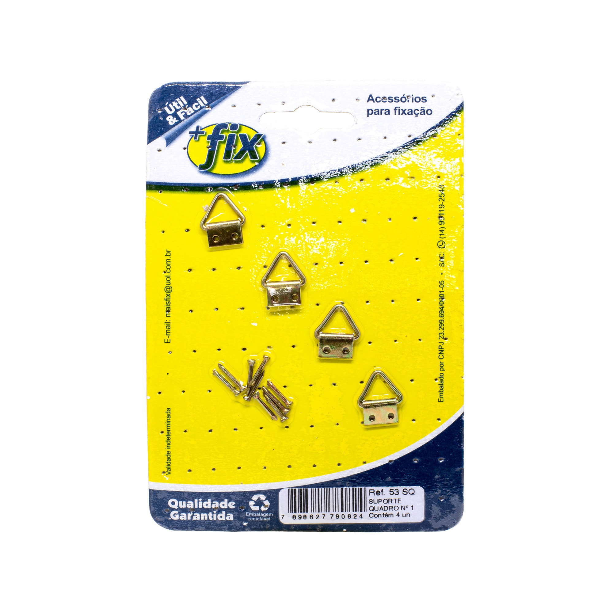 Suporte Para Quadro +Fix Nº1 4 Peças - R.53 SQ