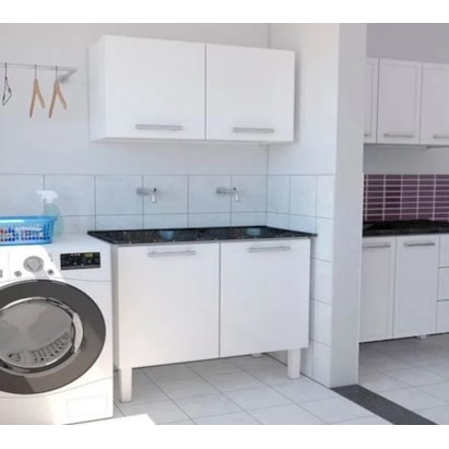 Tanque com Gabinete em Aço Cozimax Venus 100cm Preto - 89434