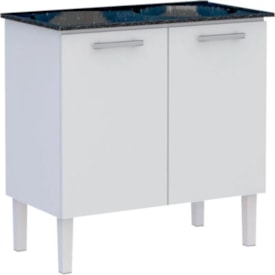 Tanque com Gabinete em Aço Cozimax Venus 100cm Preto - 89434