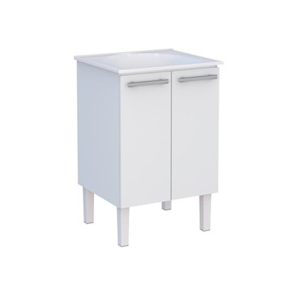 Tanque com Gabinete em Aço Cozimax Venus 56,9cm Branco - 89435