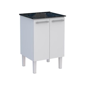 Tanque com Gabinete em Aço Cozimax Venus 60cm Preto - 89437