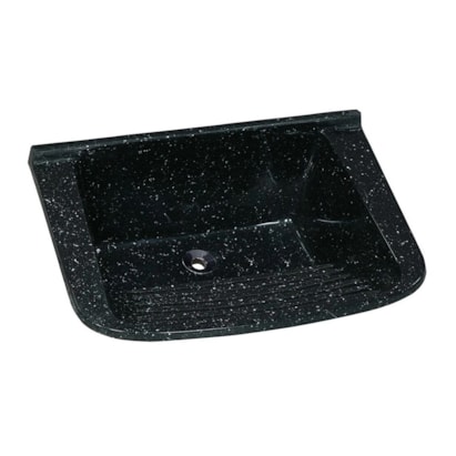 Tanque de Lavar Roupa A.J.Rorato em Mármore Sintético 24L Preto – 507308