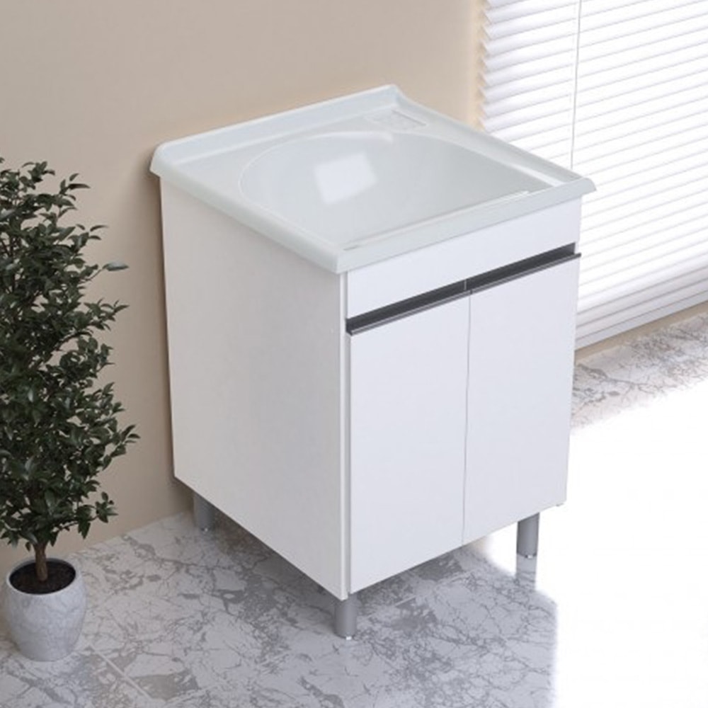 Tanque de Lavar Roupa A.J.Rorato em Mármore Sintético 27L Gelo - 500309