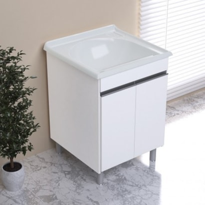 Tanque de Lavar Roupa A.J.Rorato em Mármore Sintético 27L Gelo - 500309