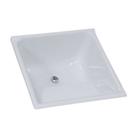 Tanque de Lavar Roupa A.J.Rorato em Mármore Sintético 31L Gelo - 507909