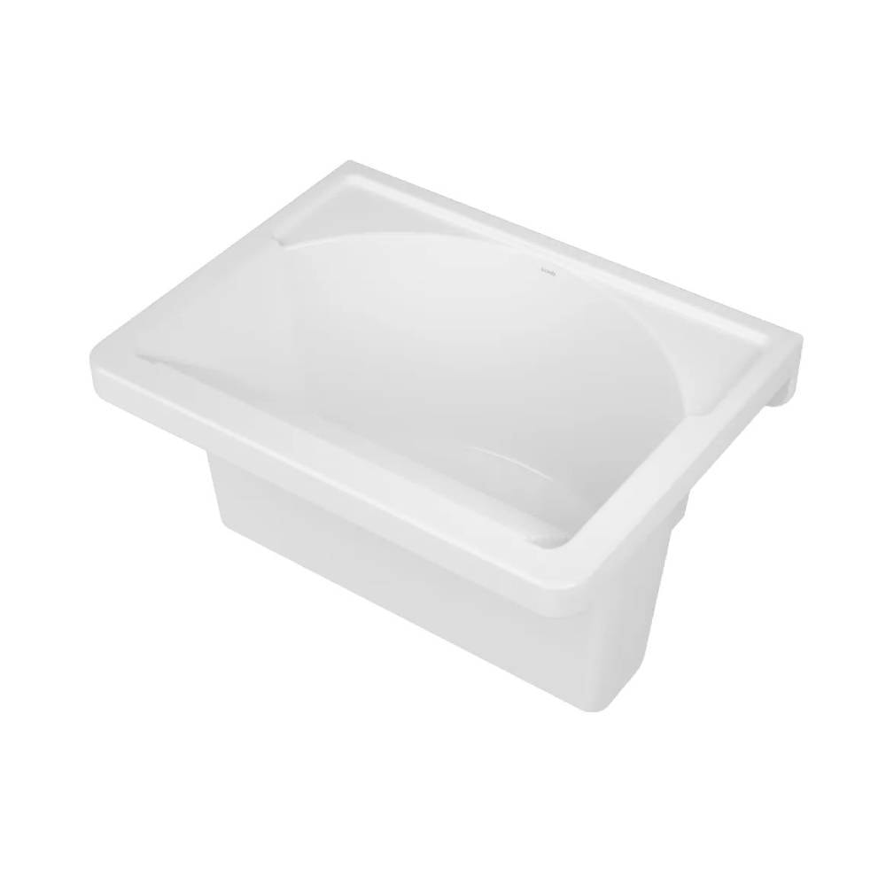 Tanque de Lavar Roupa Docol Suspenso em Louça 22L White - 90019118026