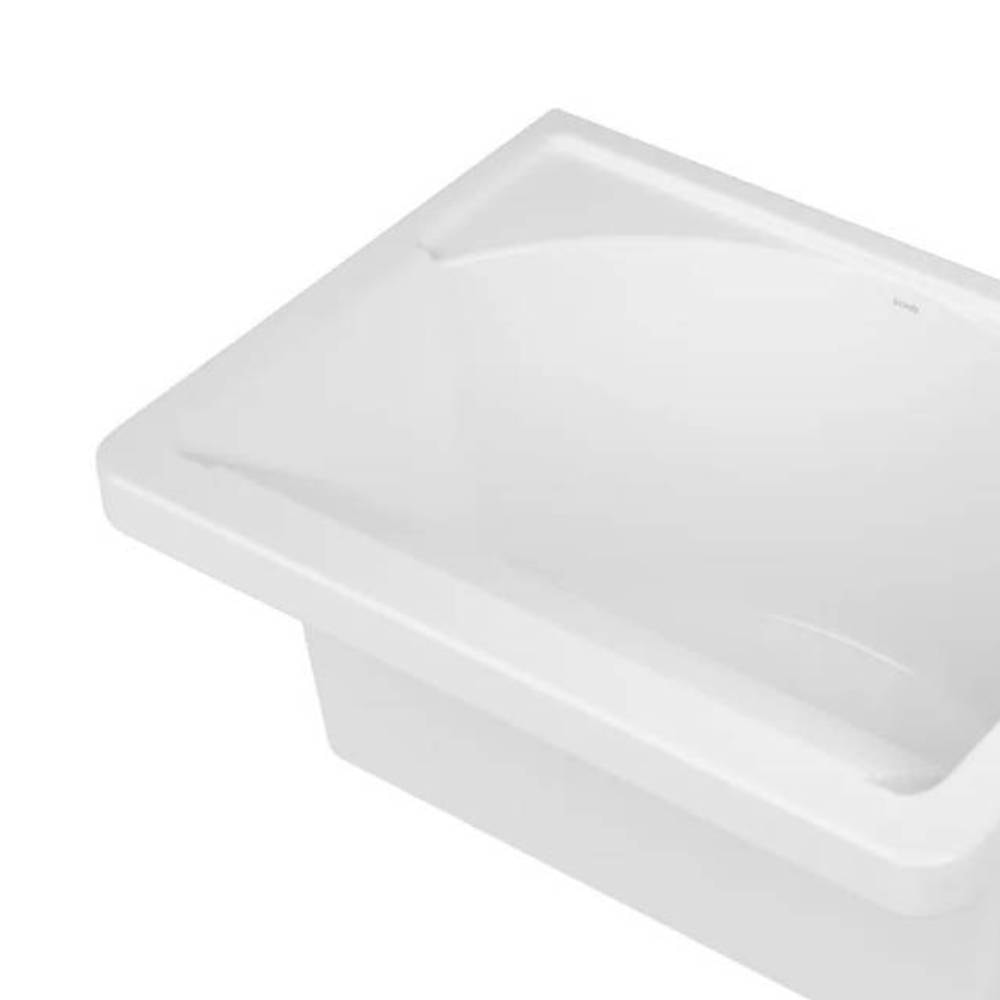 Tanque de Lavar Roupa Docol Suspenso em Louça 22L White - 90019118026