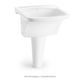 Tanque de Lavar Roupa Incepa Grande em Louça 38L Branco - 51266