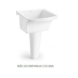 Tanque de Lavar Roupa Incepa Médio em Louça 31L Branco - 51265