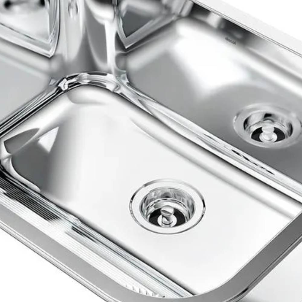 Tanque de Lavar Roupa Monobloco Inox Docol Alto Brilho 50x40x23cm 32L - 90017041159