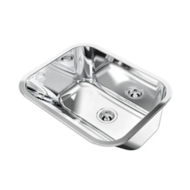 Tanque de Lavar Roupa Monobloco Inox Docol Alto Brilho 50x40x23cm 32L - 90017041159