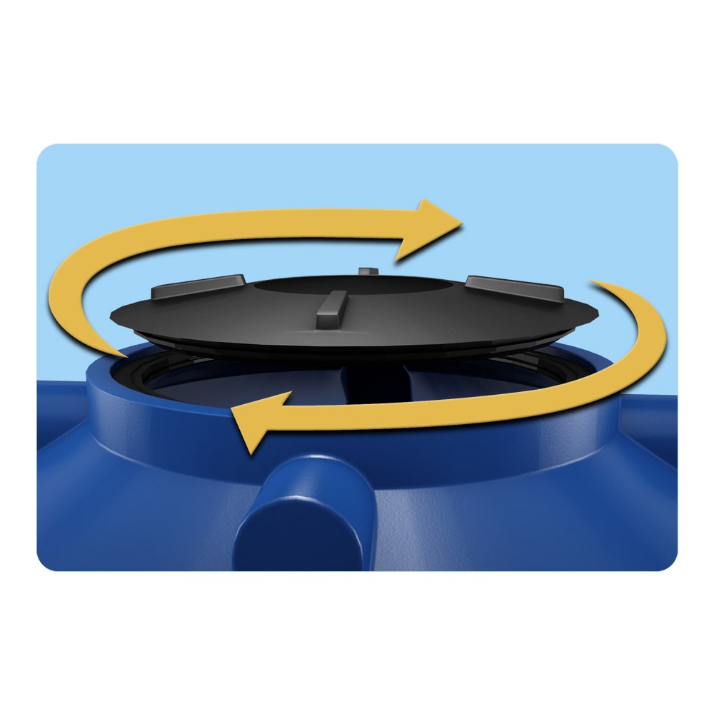 Tanque de Polietileno 500L Com Tampa Rosca Fortlev - 2070089